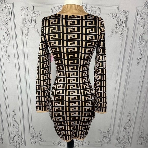The Knit Monogram Bodycon Sweater Dress - Picture 6 of 6